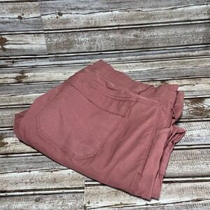 Duluth TradingWomens‎ Cropped Cargo Pants Utility Mauve Pink Size 14